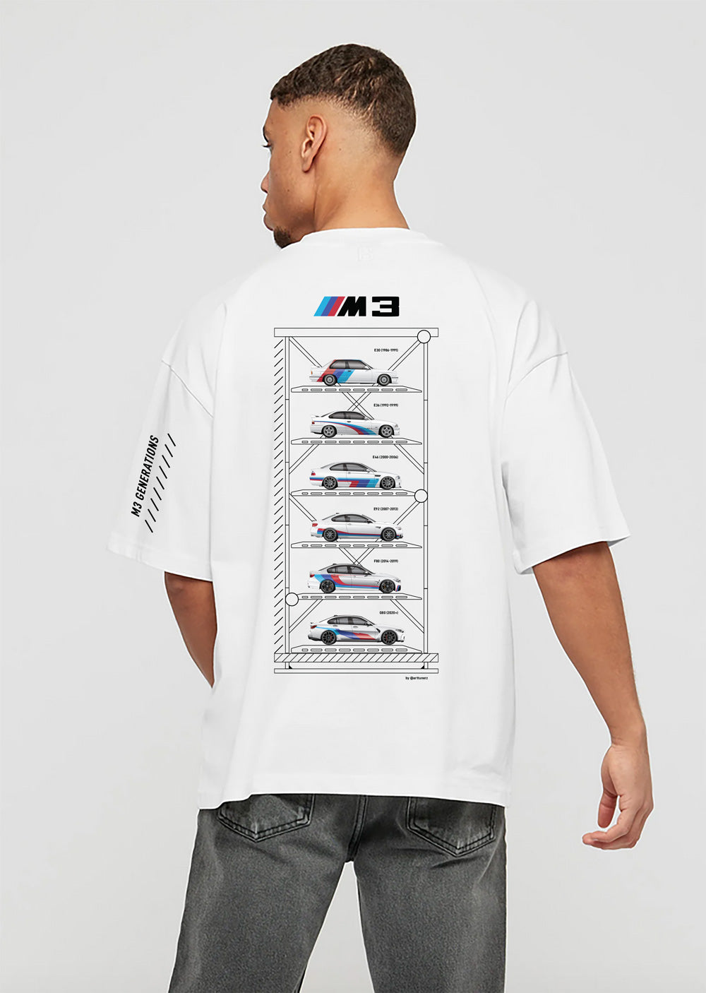 VOLT'D x ArtTunerz BMW M3 Generations Tee
