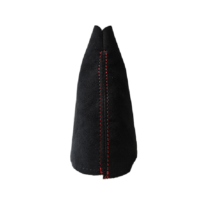 VOLT'D Alcantara Shift Boot for 2006-2011 8th Gen Honda Civic (Black Alcantara With Red Stitch) - VOLT'D Performance