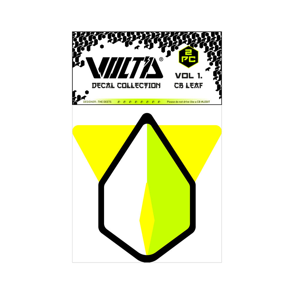 VOLT'D CB Leaf Advanced Mark Decal - VOLT'D Performance