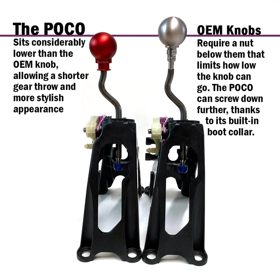 ACUITY Instruments POCO Low-Profile Shift Knob (1925) - VOLT'D Performance