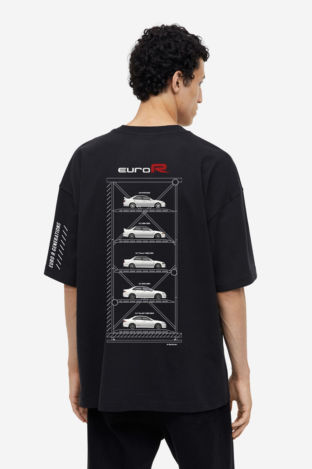 VOLT'D x ArtTunerz Honda Accord Euro R Generations Tee