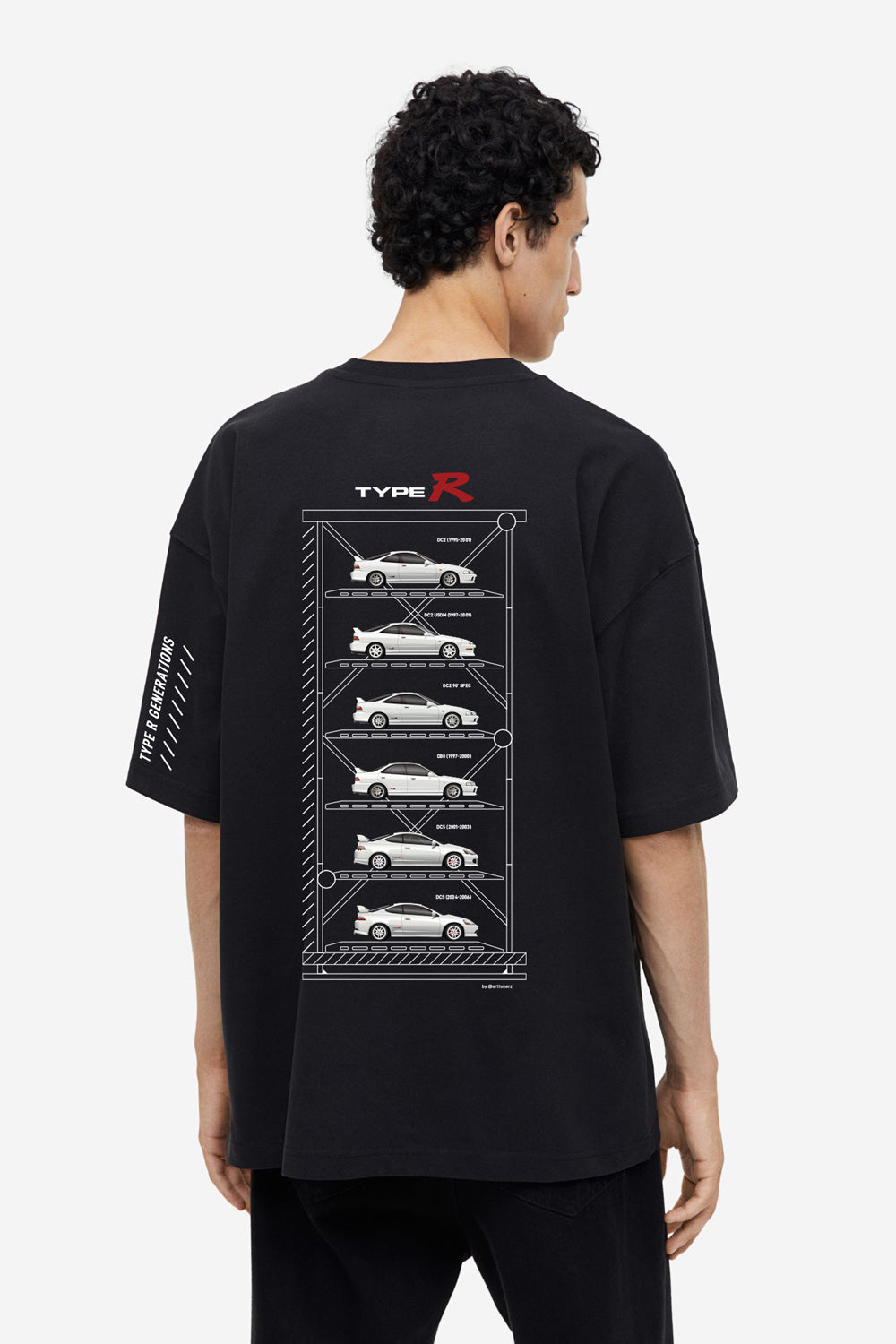 VOLT'D x ArtTunerz Honda Integra Type R Generations Tee