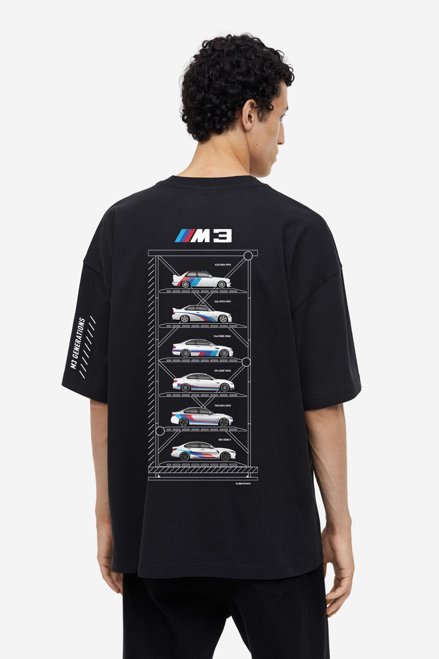 VOLT'D x ArtTunerz BMW M3 Generations Tee