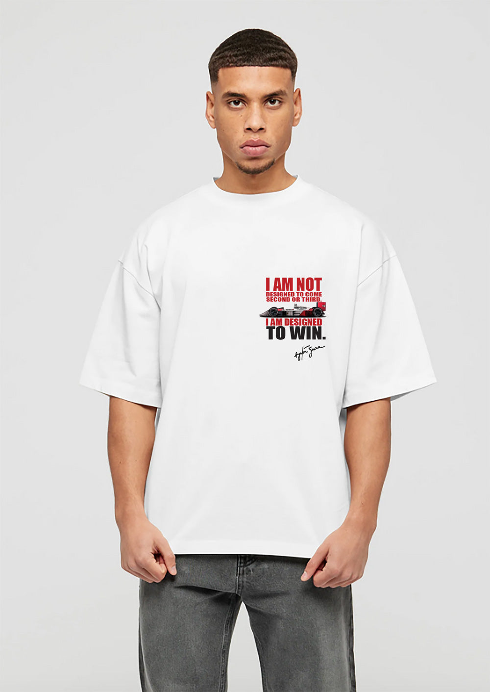 VOLT'D x ArtTunerz Ayrton Senna Tee (White)