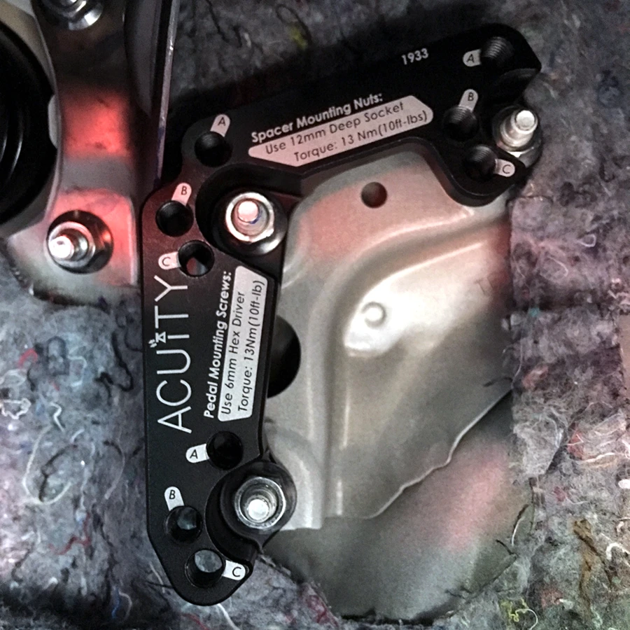 ACUITY Instruments Throttle Pedal Spacer for the Right-Hand-Drive Vehicles (1933) - VOLT'D Performance